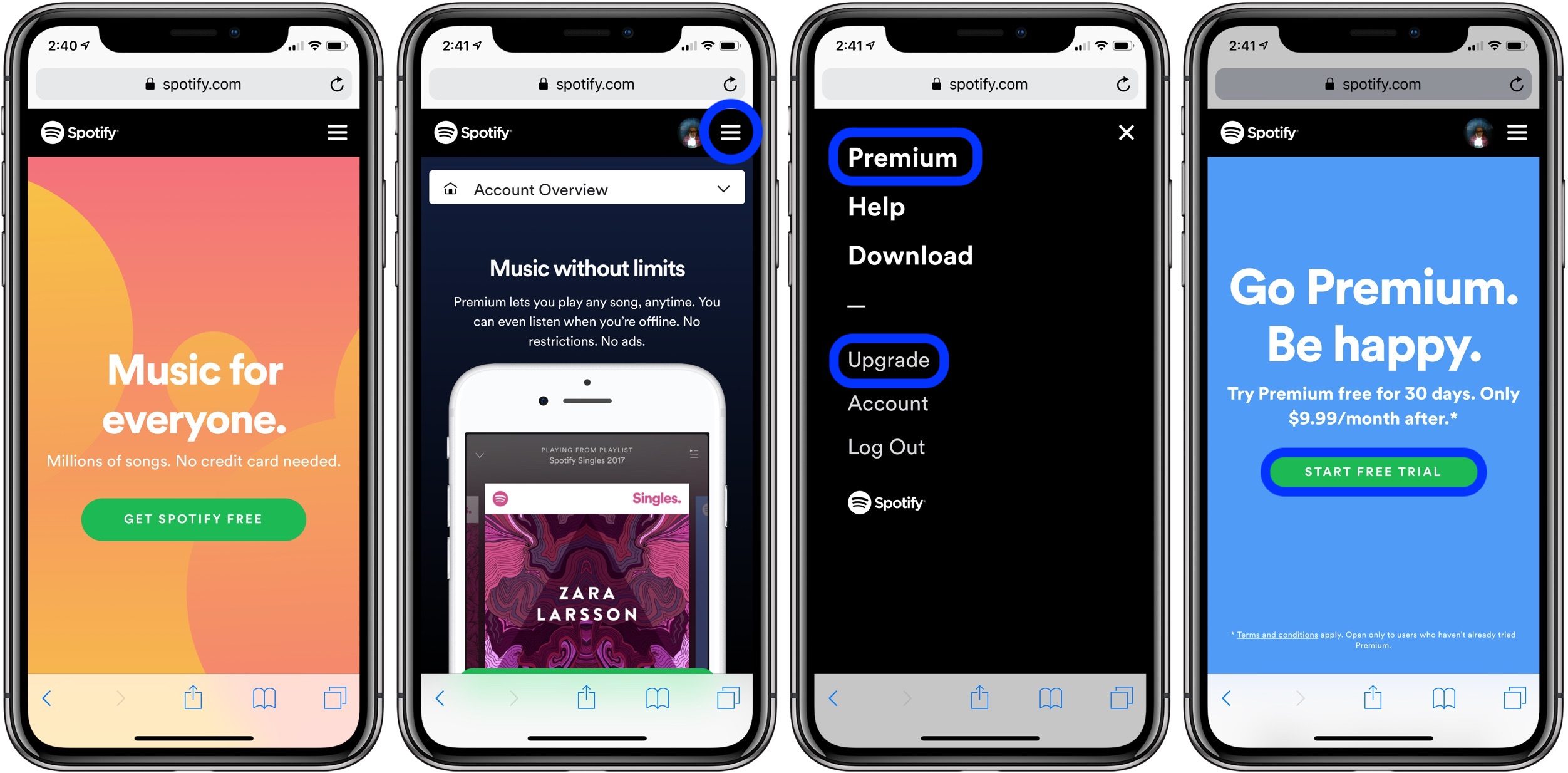 Spotify premium for iphone
